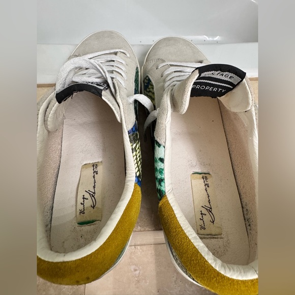 Distressed Vintage Havana Multi color snake print shoes, size 10. - Picture 5 of 7